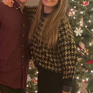 Houndstooth Gold Glitter Sweater